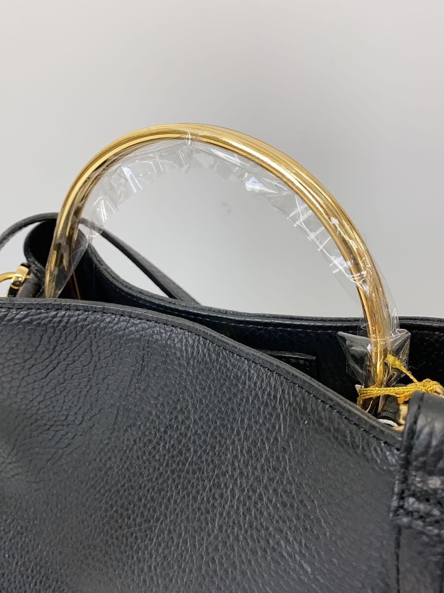 VIOLAd’ORO shoulder bag leather BLK 8