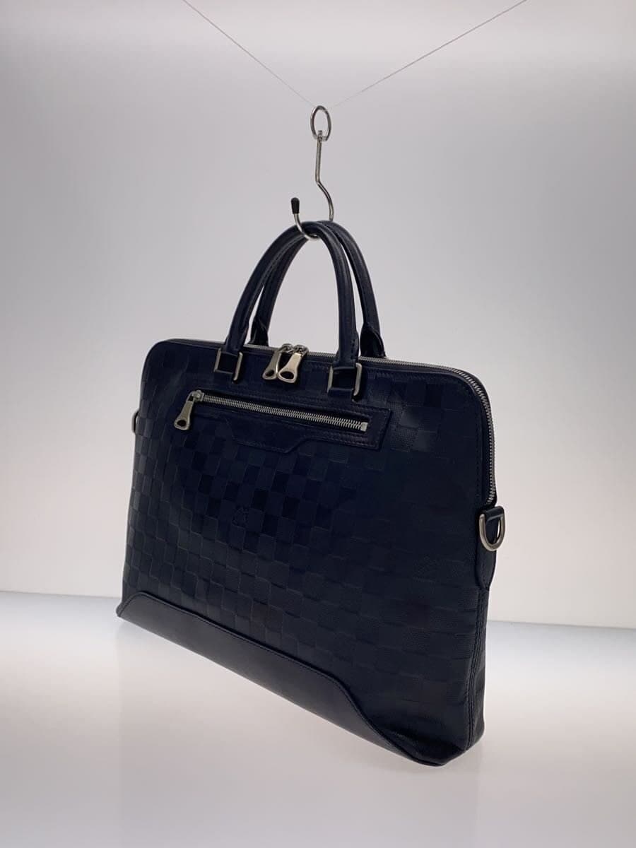 LOUIS VUITTON Ave New Briefcase_Damier Infini Leather NVY All Over Pattern 2