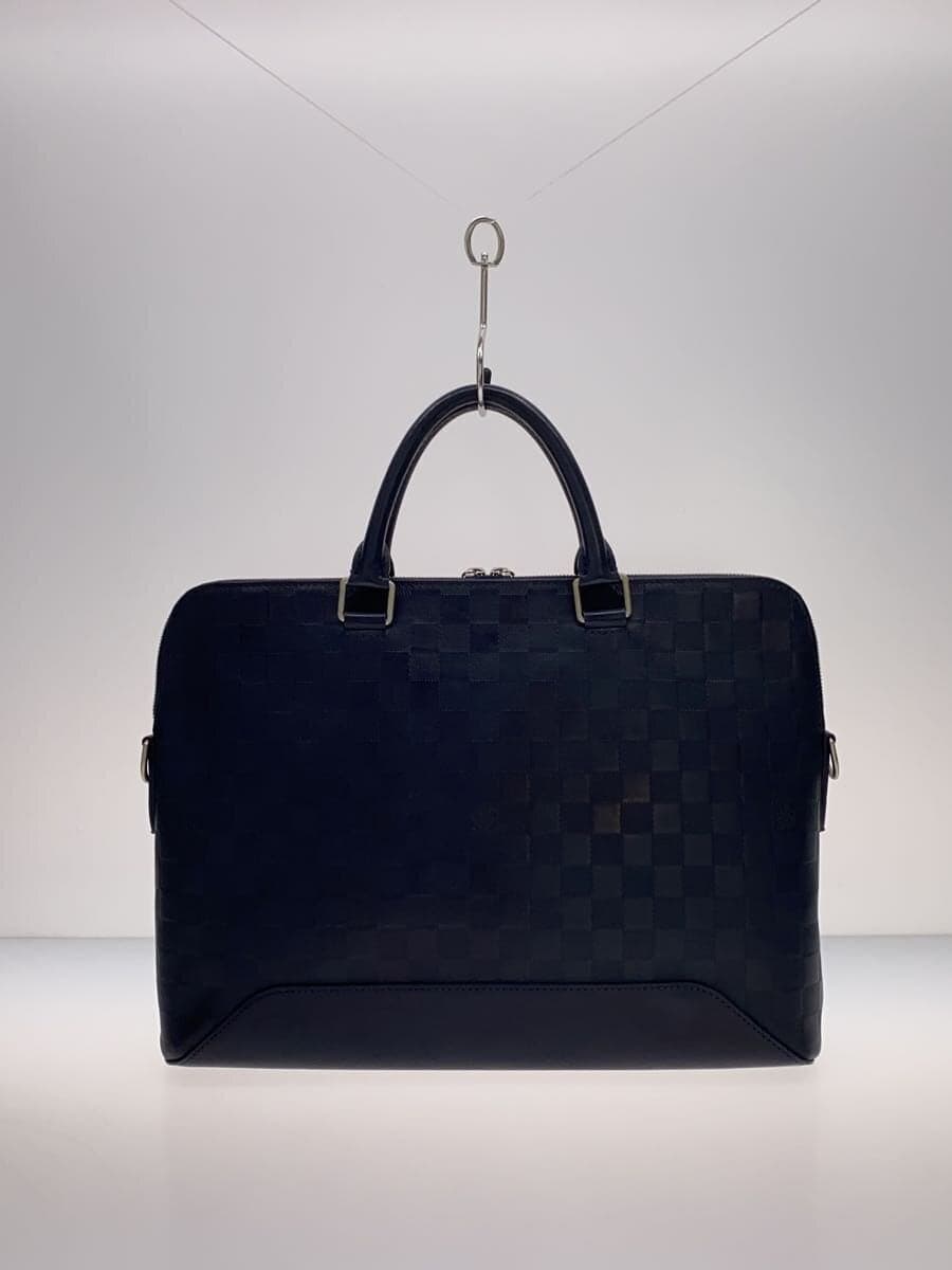 LOUIS VUITTON Ave New Briefcase_Damier Infini Leather NVY All Over Pattern 3