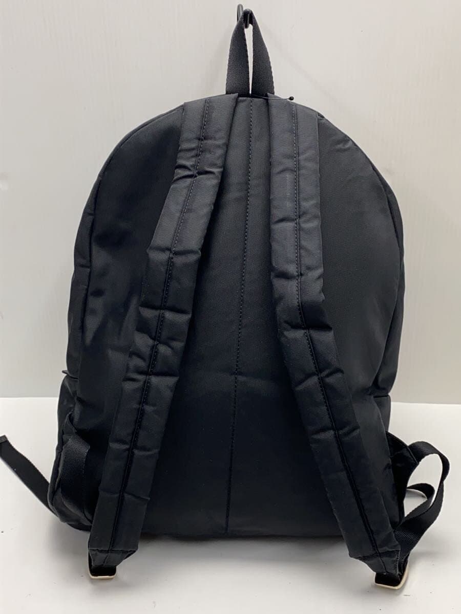 agnes b. Backpack BLK ZIP Handle Peeling 3