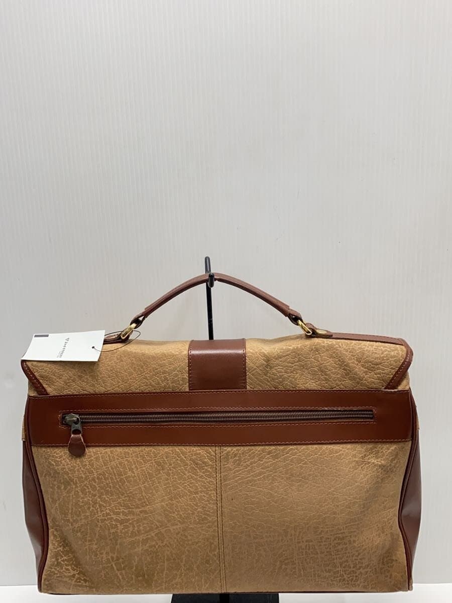 CASABLANCA Briefcase Leather BEG Corner Scuff 3