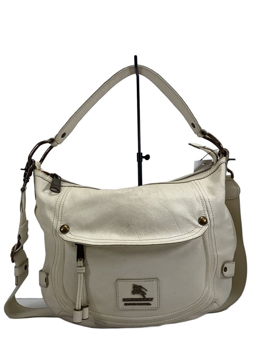 BURBERRY BLUE LABEL Shoulder Bag Leather WHT E2120-101-02