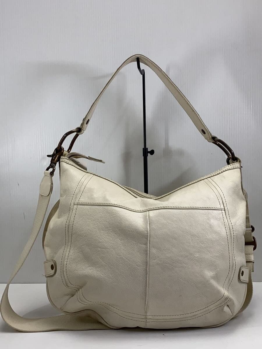 BURBERRY BLUE LABEL Shoulder Bag Leather WHT E2120-101-02 3