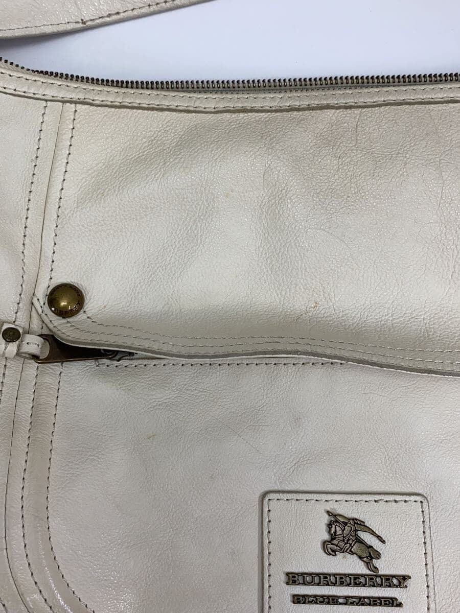 BURBERRY BLUE LABEL Shoulder Bag Leather WHT E2120-101-02 9