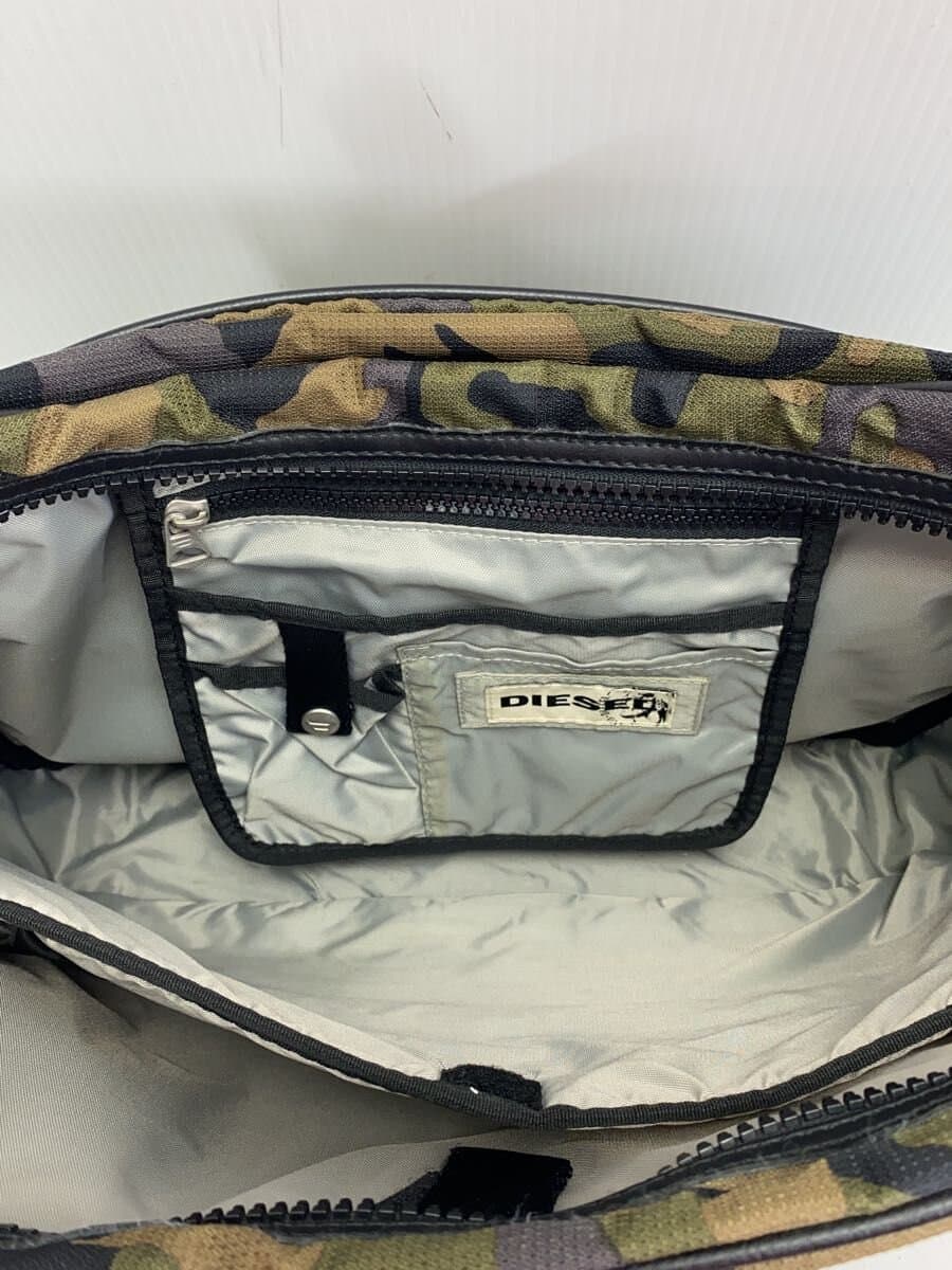 DIESEL Messenger Bag Multicolor Camouflage With Wear 6