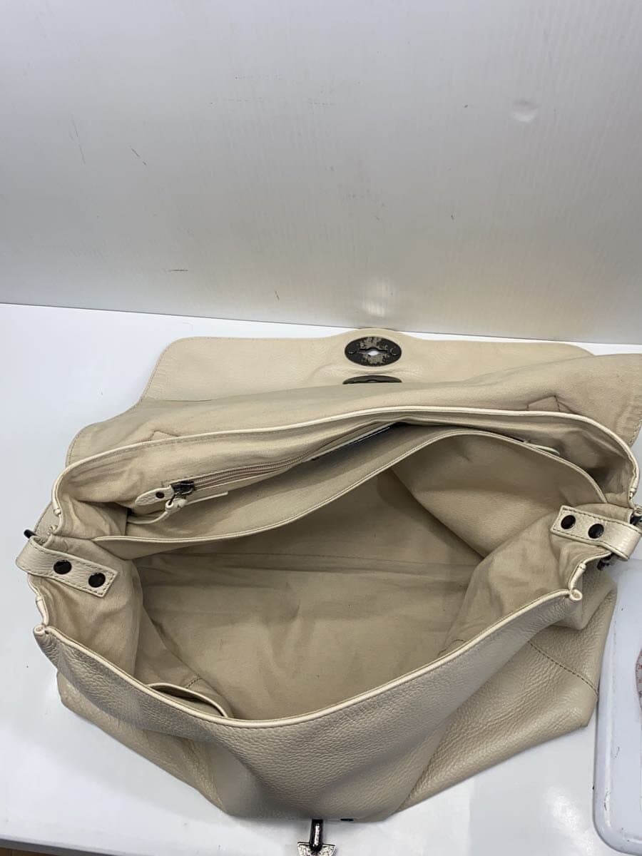 ZANELLATO Shoulder Bag Leather CRM 6