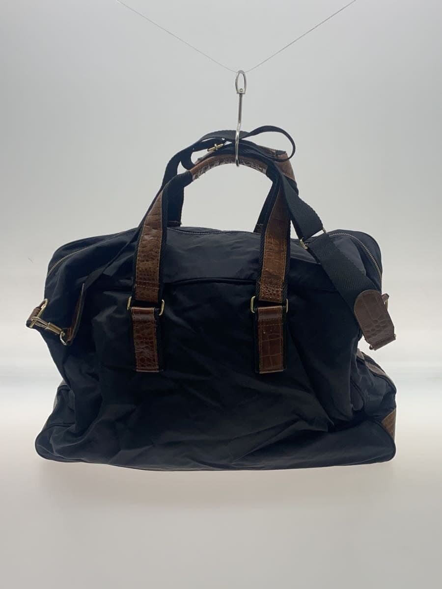 MOSCHINO Boston Bag Nylon BLK Solid 3