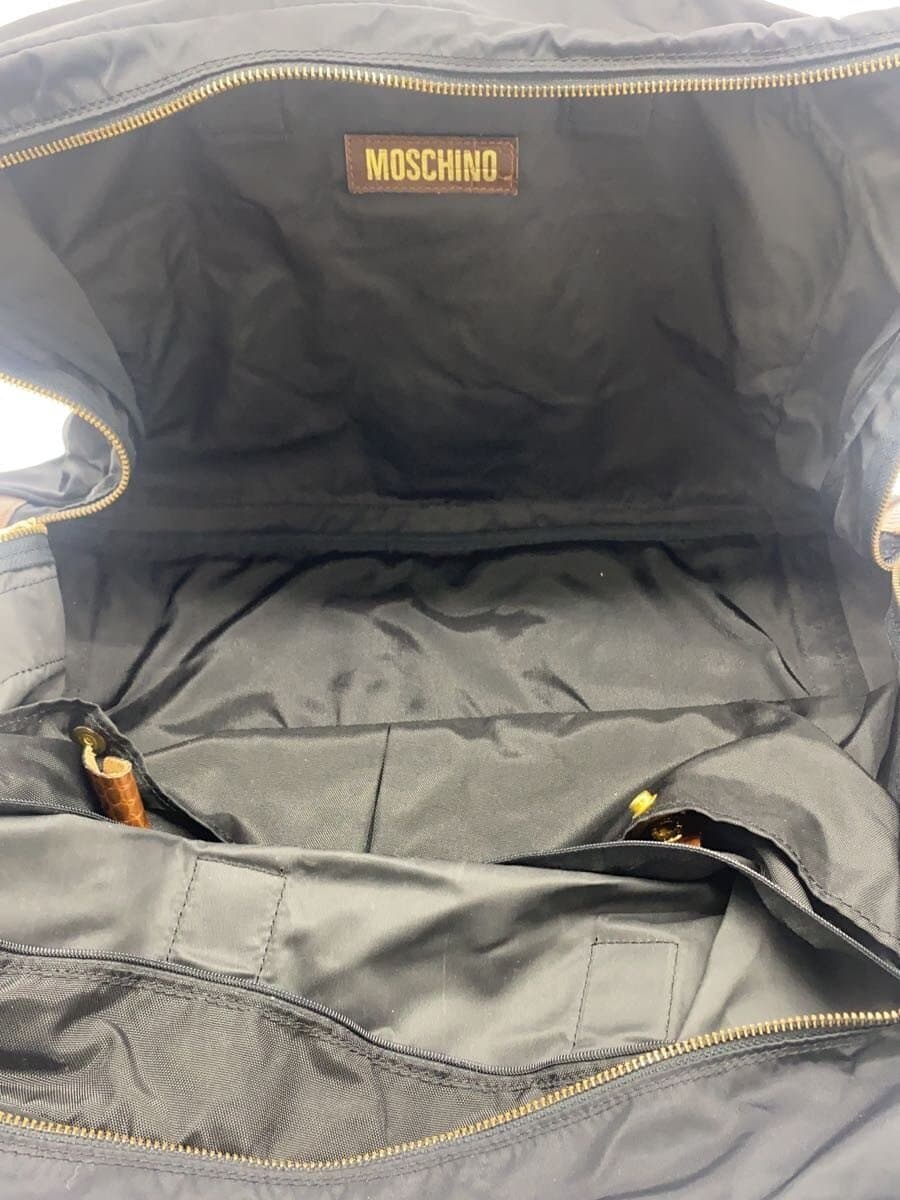 MOSCHINO Boston Bag Nylon BLK Solid 6