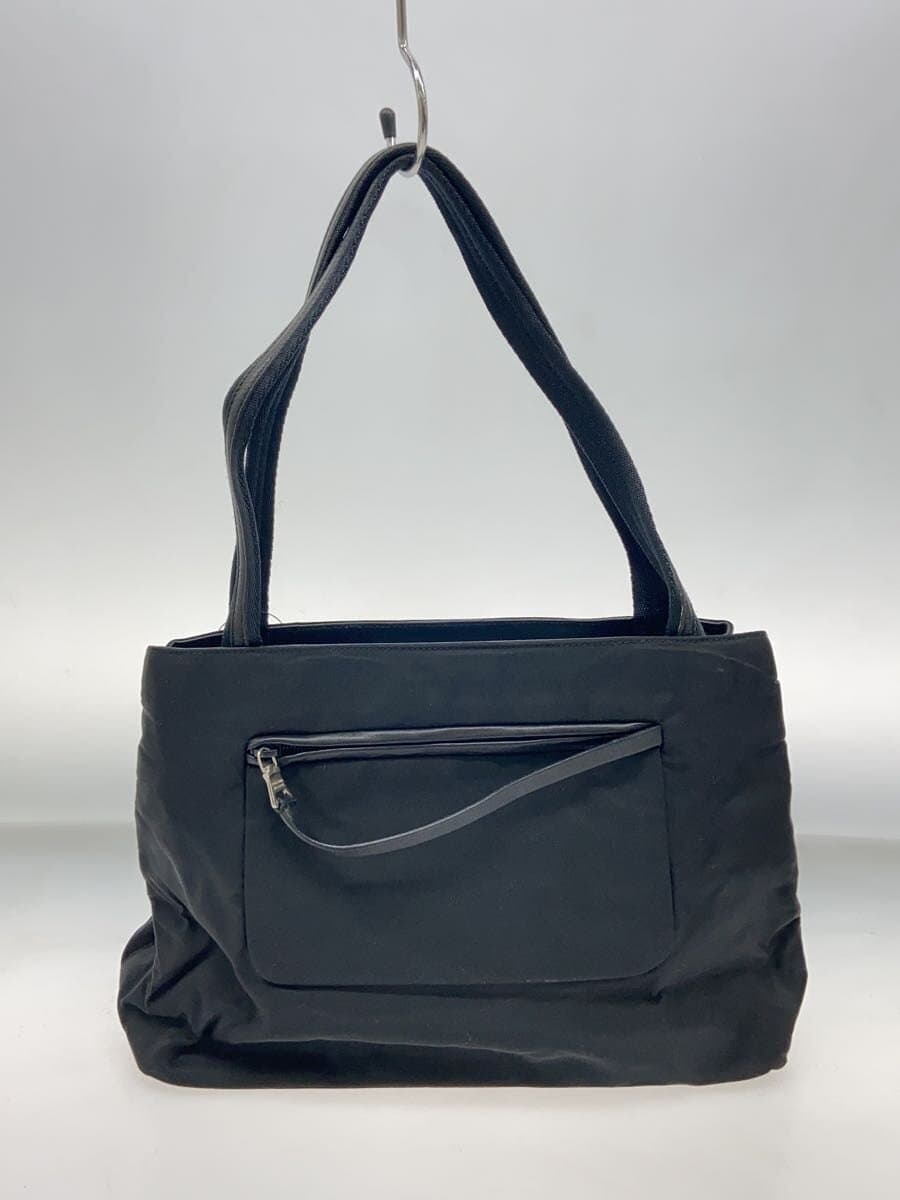 PRADA Handbag Nylon BLK Solid 3