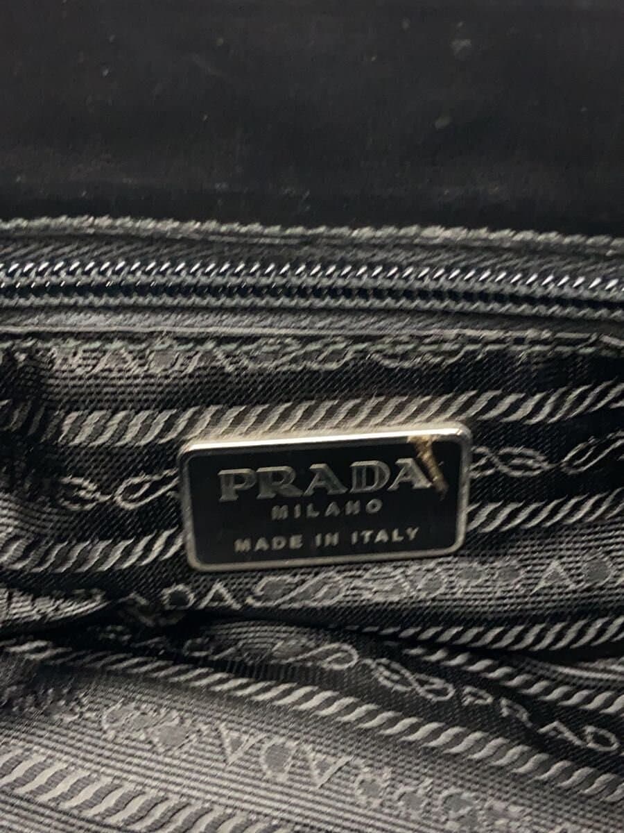 PRADA Handbag Nylon BLK Solid 5