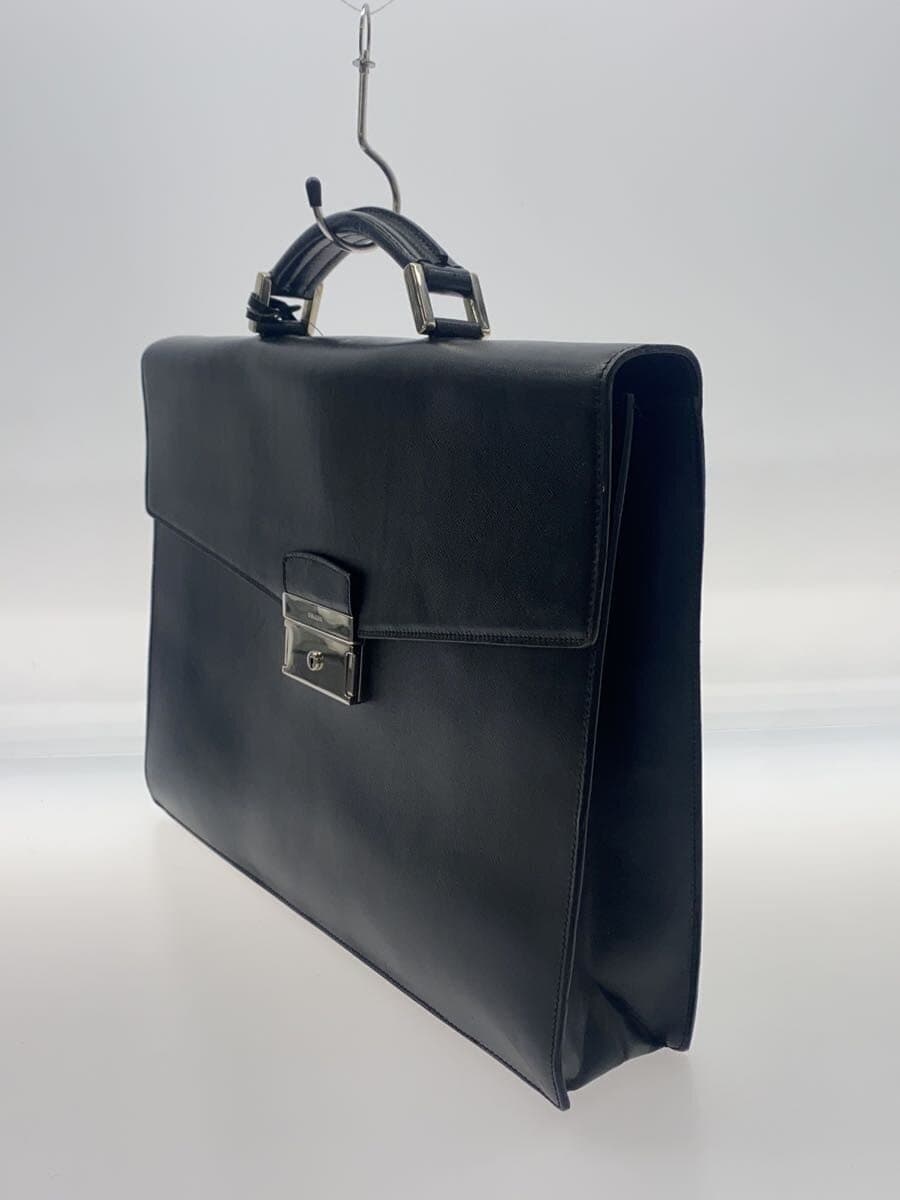 PRADA Bag Leather BLK Solid 2