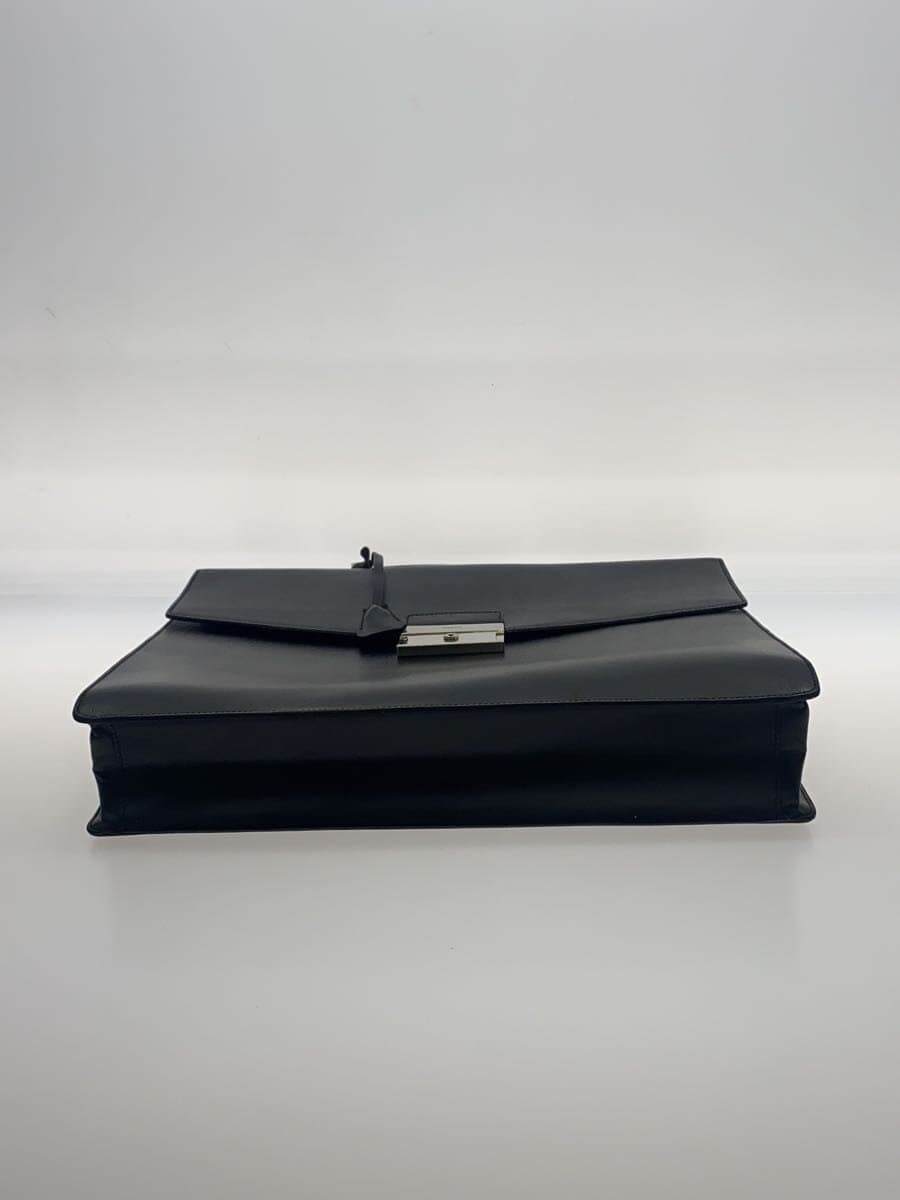 PRADA Bag Leather BLK Solid 4