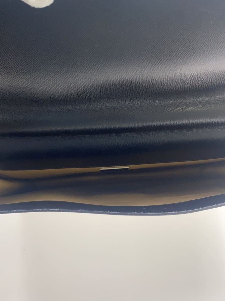 PRADA Bag Leather BLK Solid 6