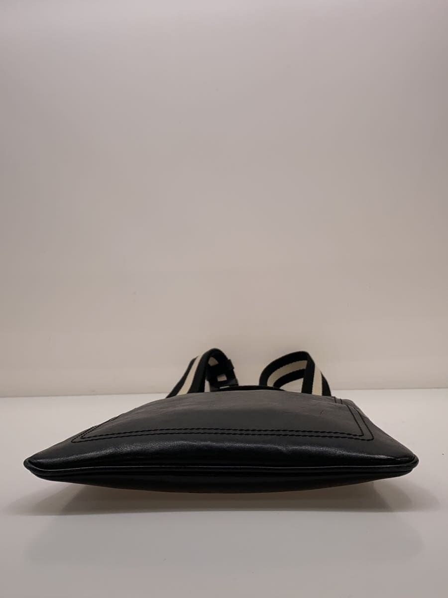 BALLY Shoulder Bag Leather BLK 4