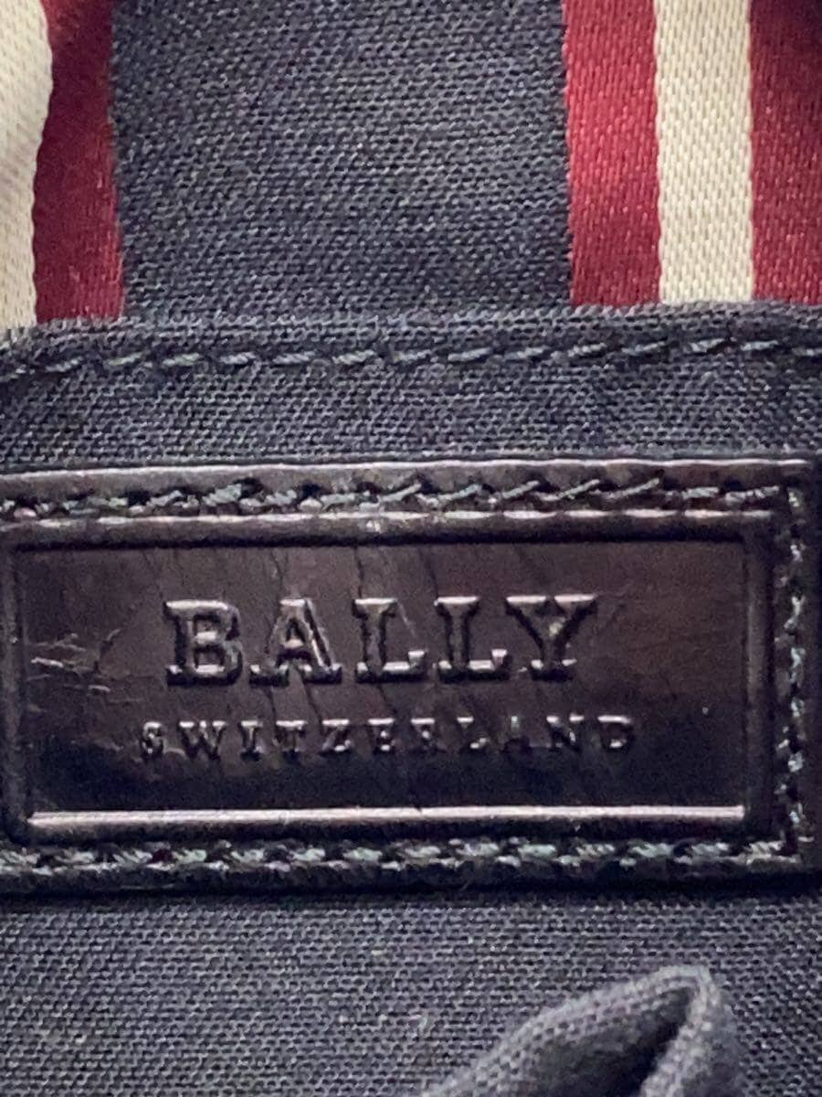 BALLY Shoulder Bag Leather BLK 5