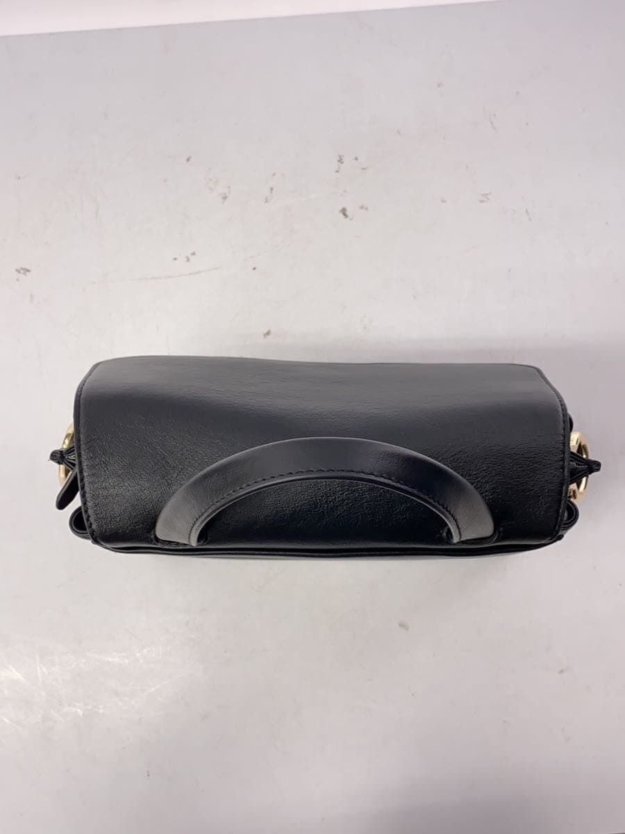 COLE HAAN Shoulder Bag Leather BLK 4