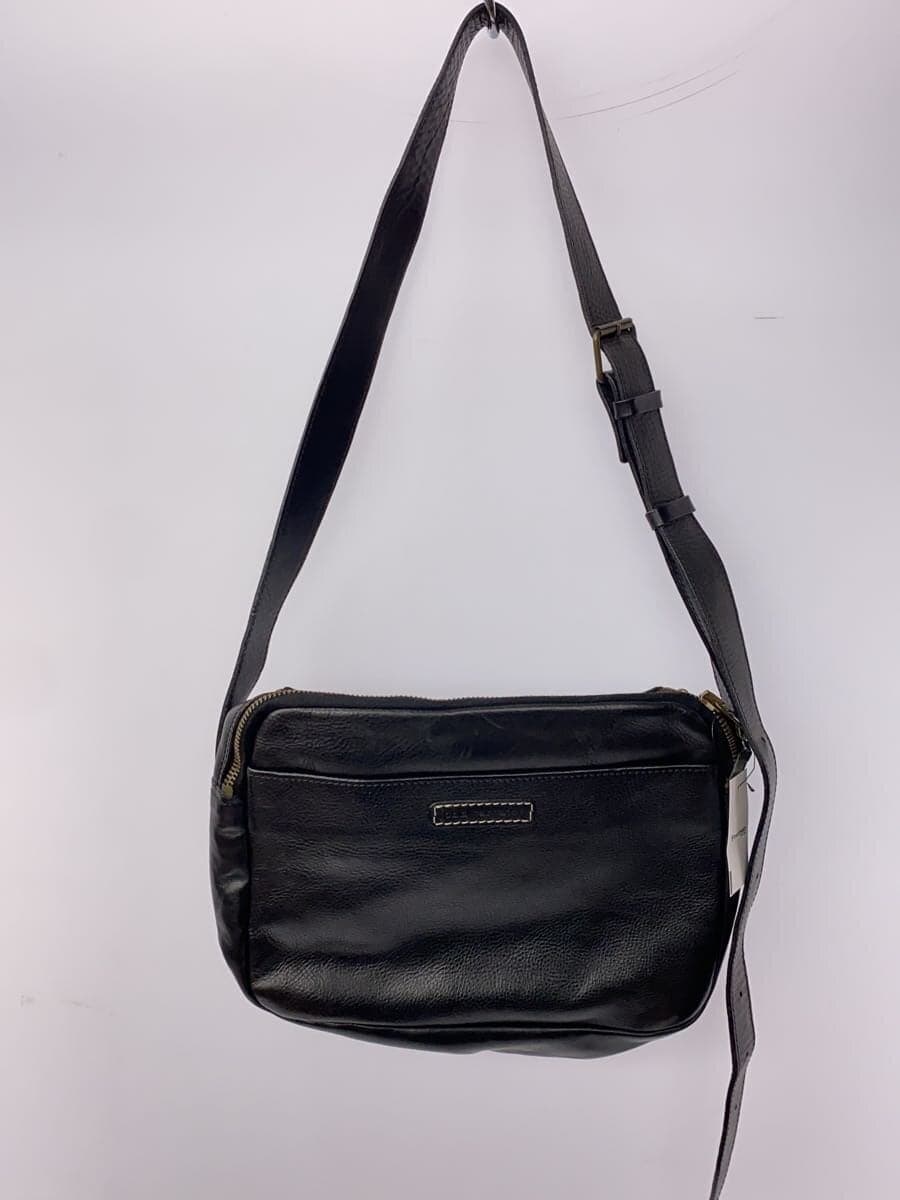 john varvatos Shoulder Bag Leather BLK 3