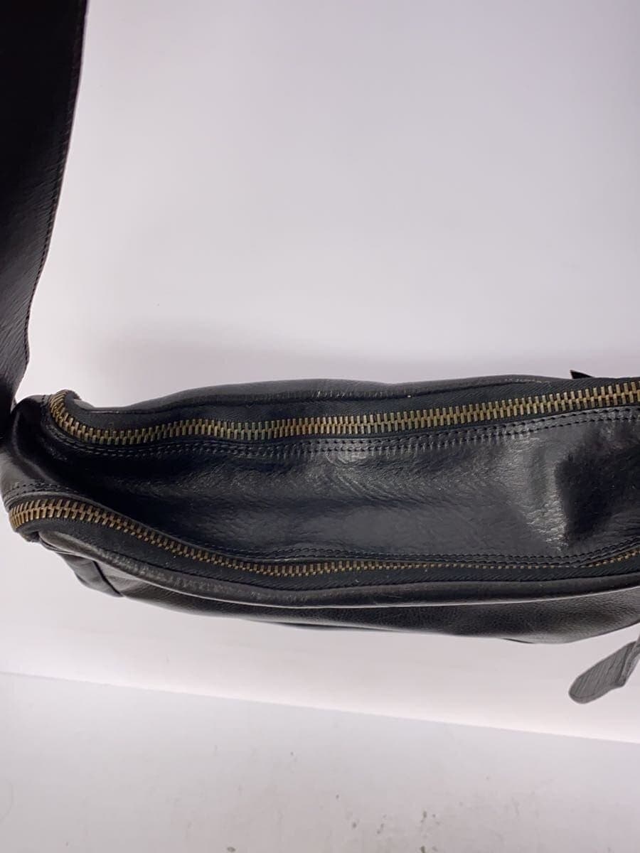 john varvatos Shoulder Bag Leather BLK 4