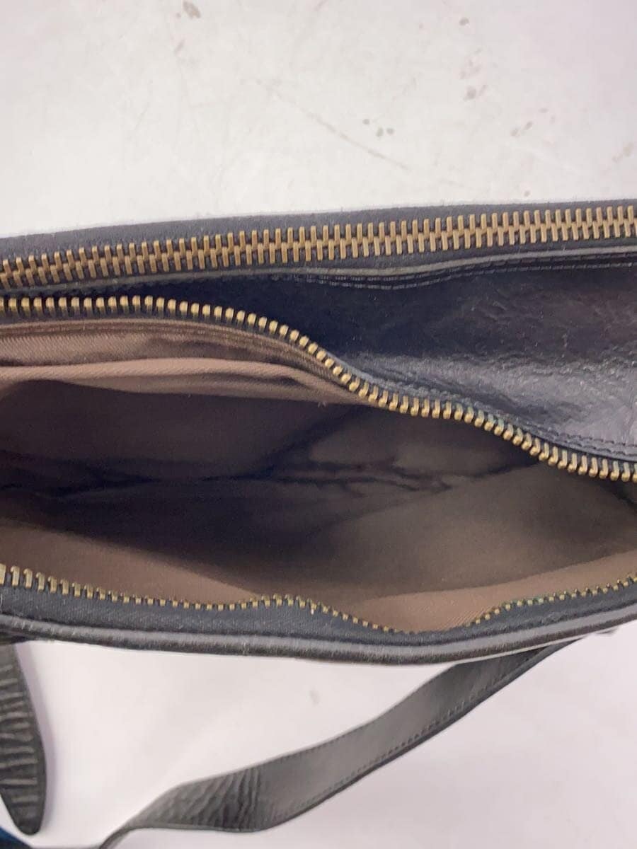 john varvatos Shoulder Bag Leather BLK 6