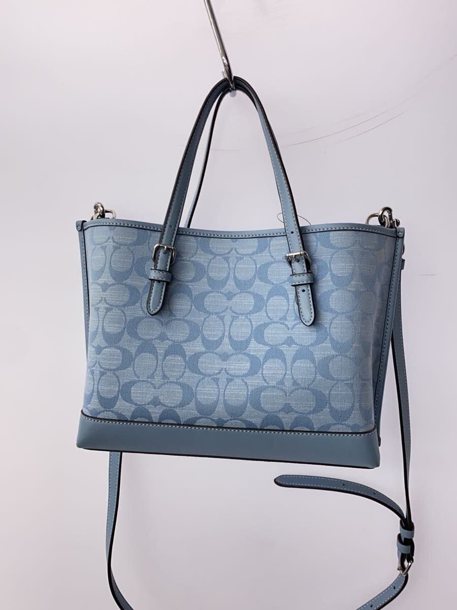 COACH Shoulder Bag BLU ch228 3