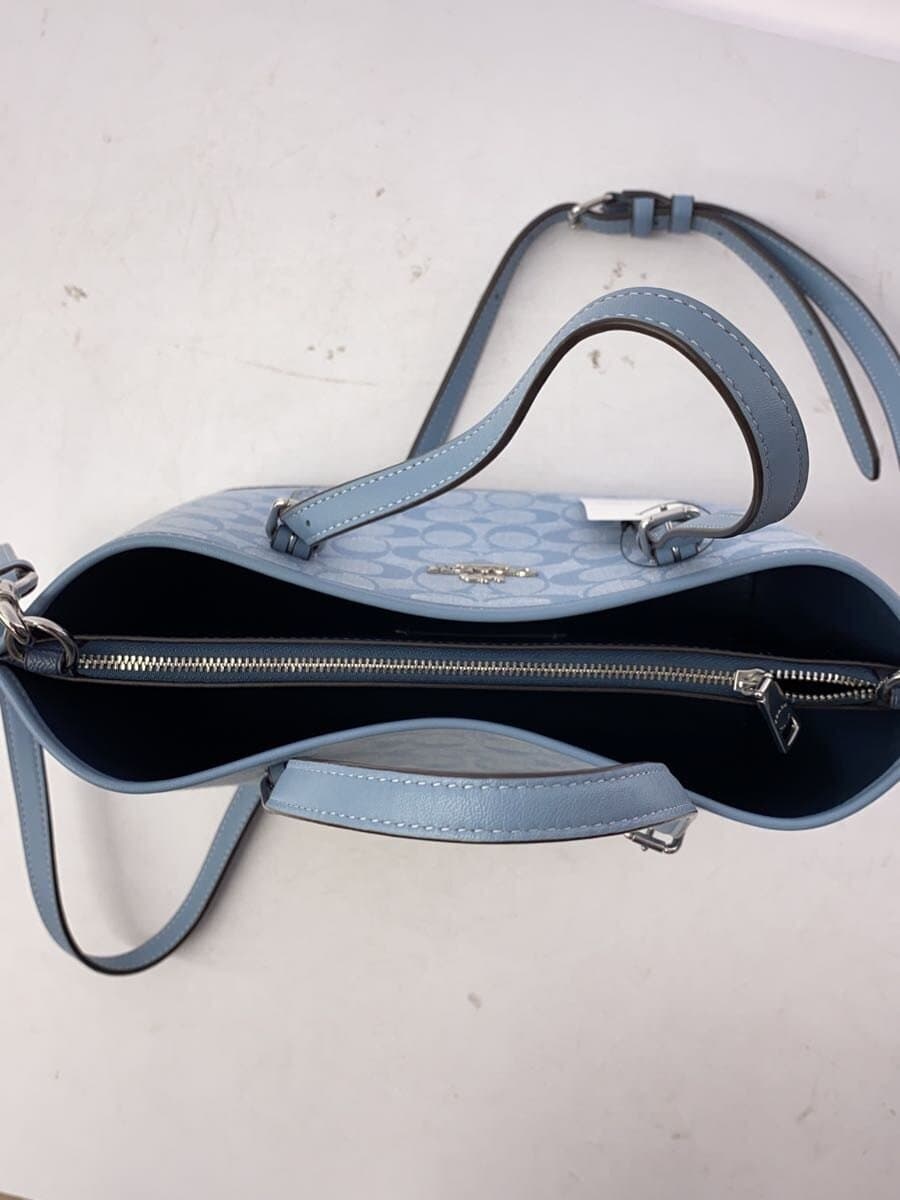 COACH Shoulder Bag BLU ch228 4