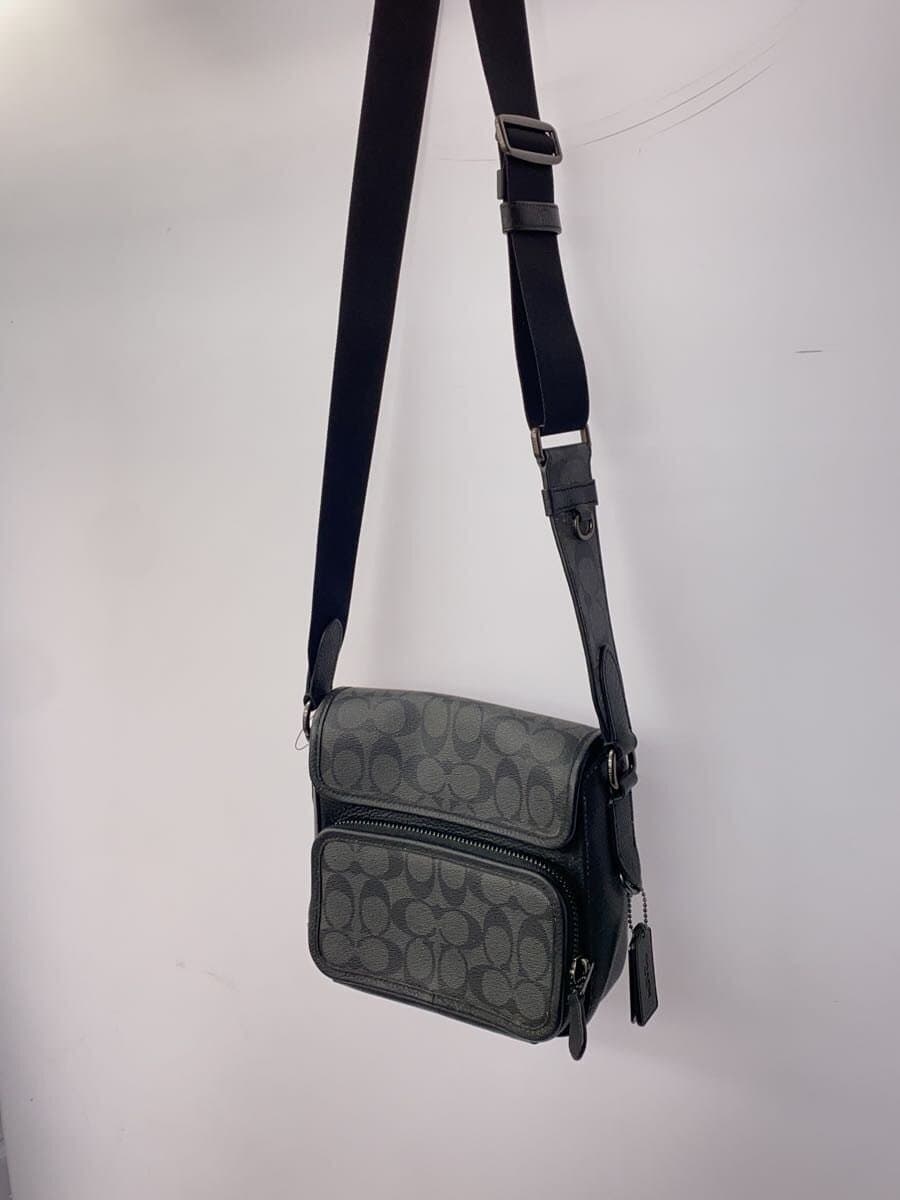 COACH Shoulder Bag PVC BLK C9870 2