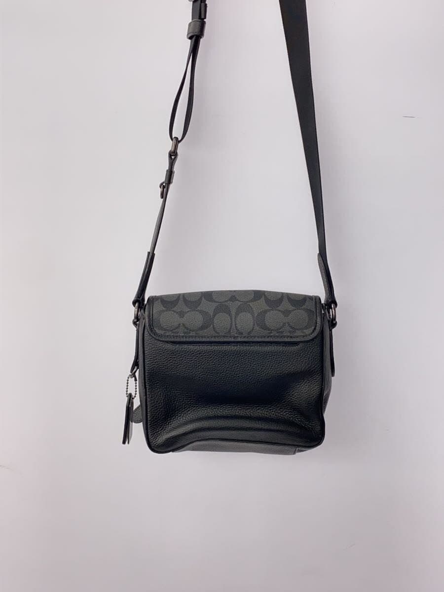 COACH Shoulder Bag PVC BLK C9870 3
