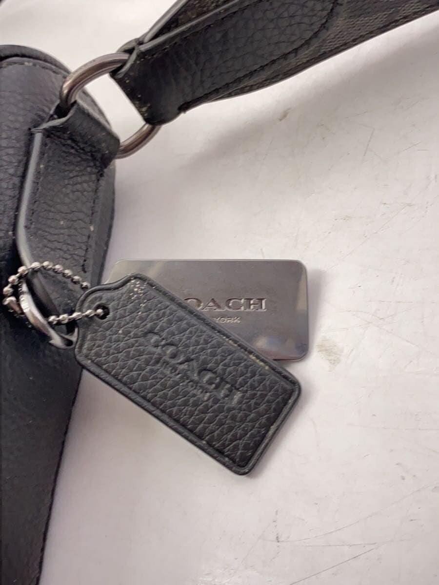 COACH Shoulder Bag PVC BLK C9870 5