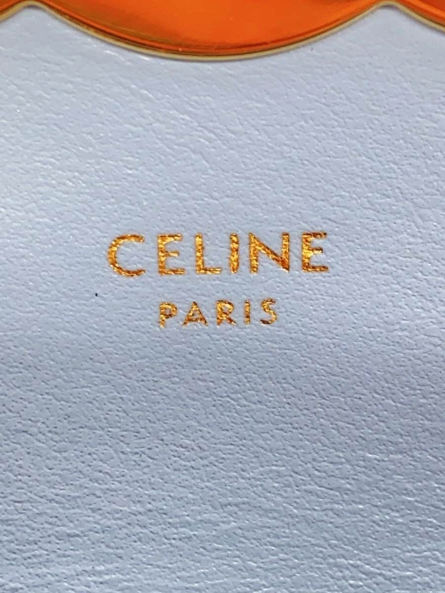 CELINE Mini Claude Shoulder Bag PVC BLU 5