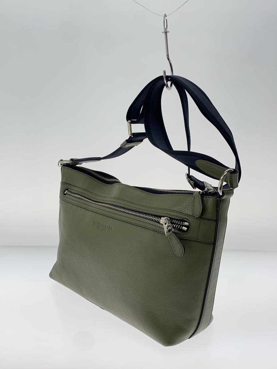 COACH Shoulder Bag Leather KHK Solid F71727 2