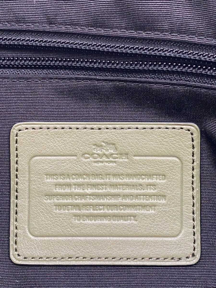 COACH Shoulder Bag Leather KHK Solid F71727 5