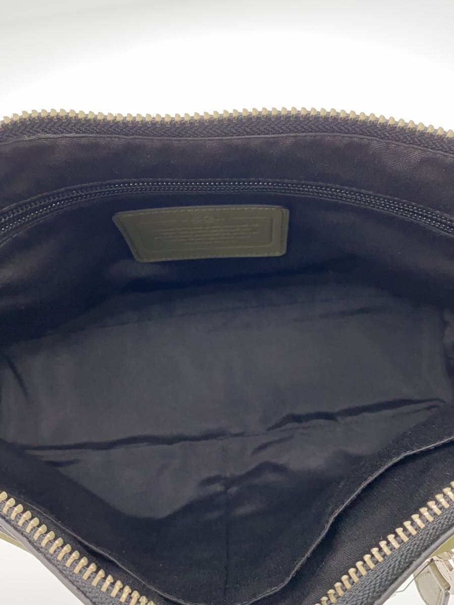 COACH Shoulder Bag Leather KHK Solid F71727 6