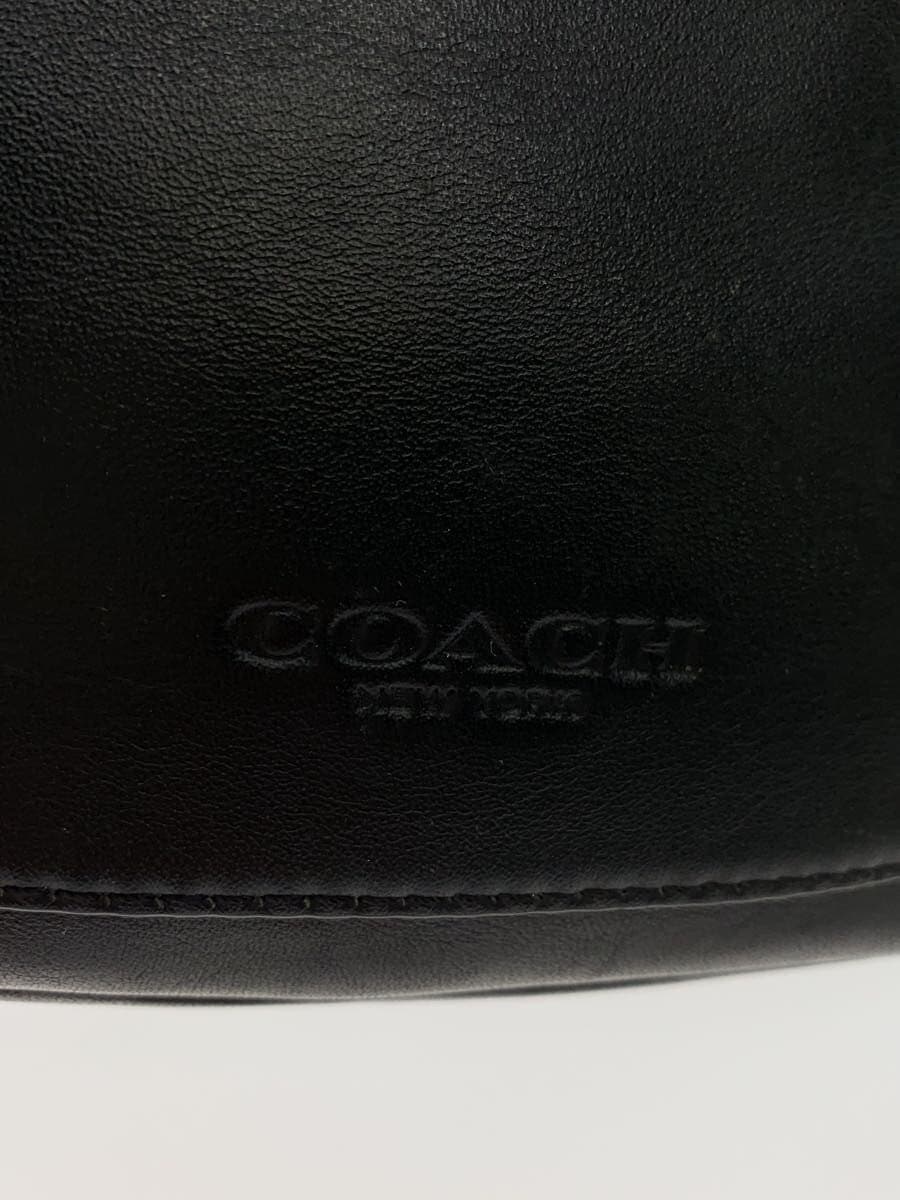 COACH Waist Bag Leather BLK F84710 5