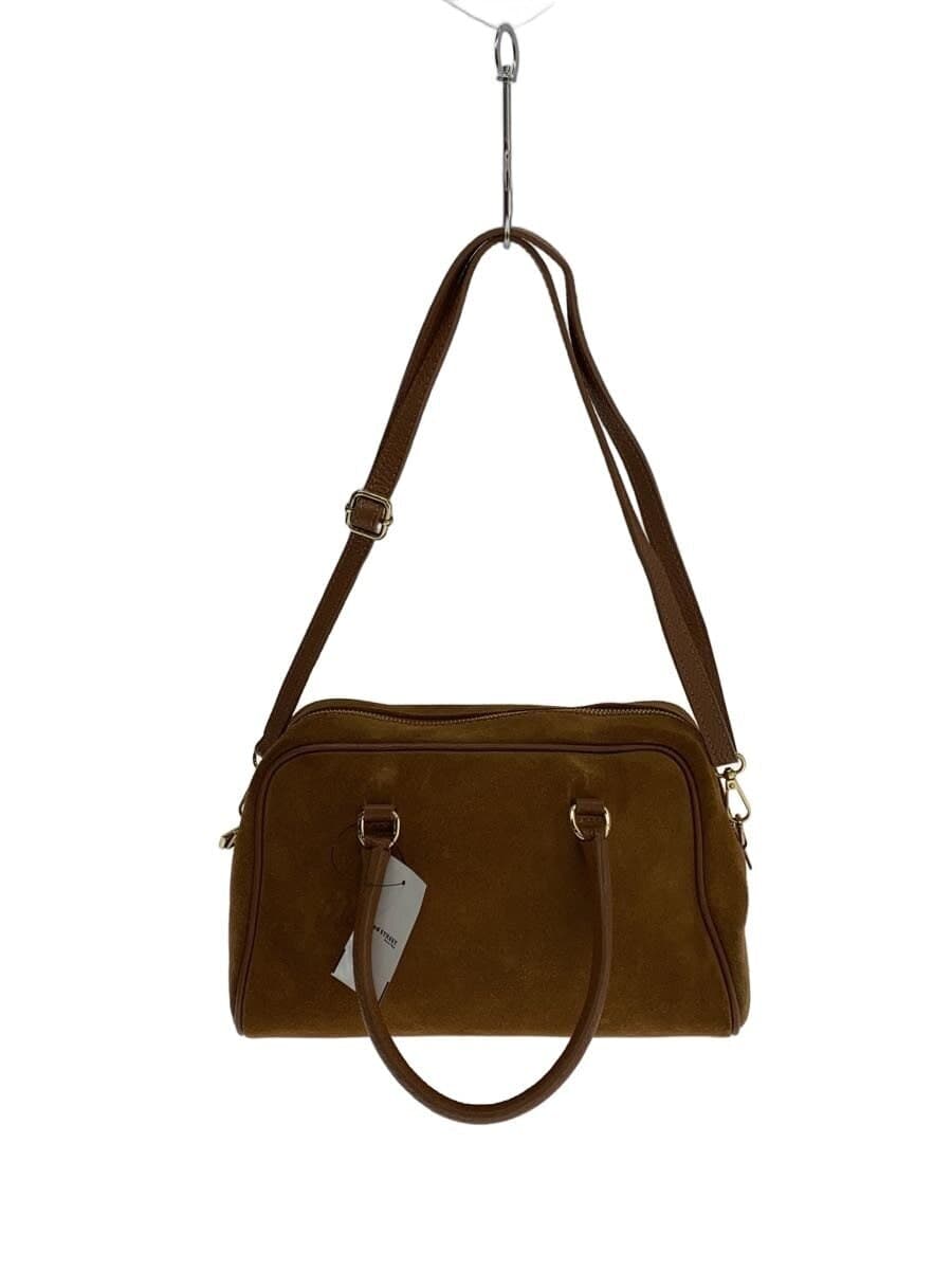 AULENTTI Shoulder Bag Suede BRW Solid