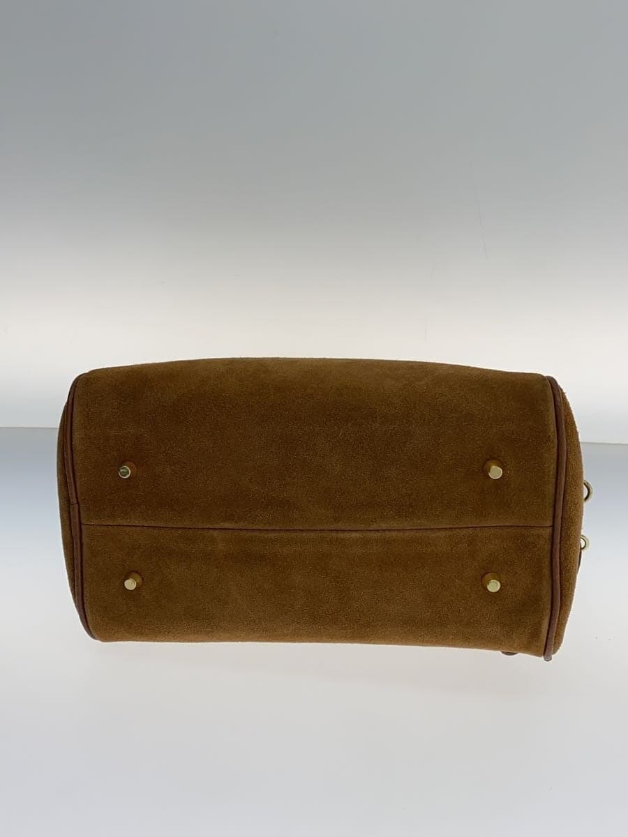 AULENTTI Shoulder Bag Suede BRW Solid 4