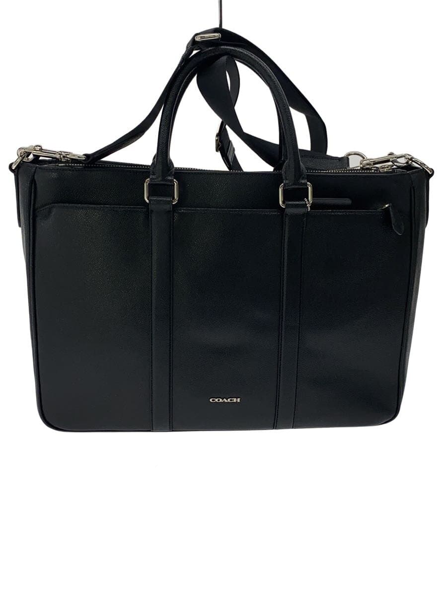 COACH Briefcase Leather BLK F59141