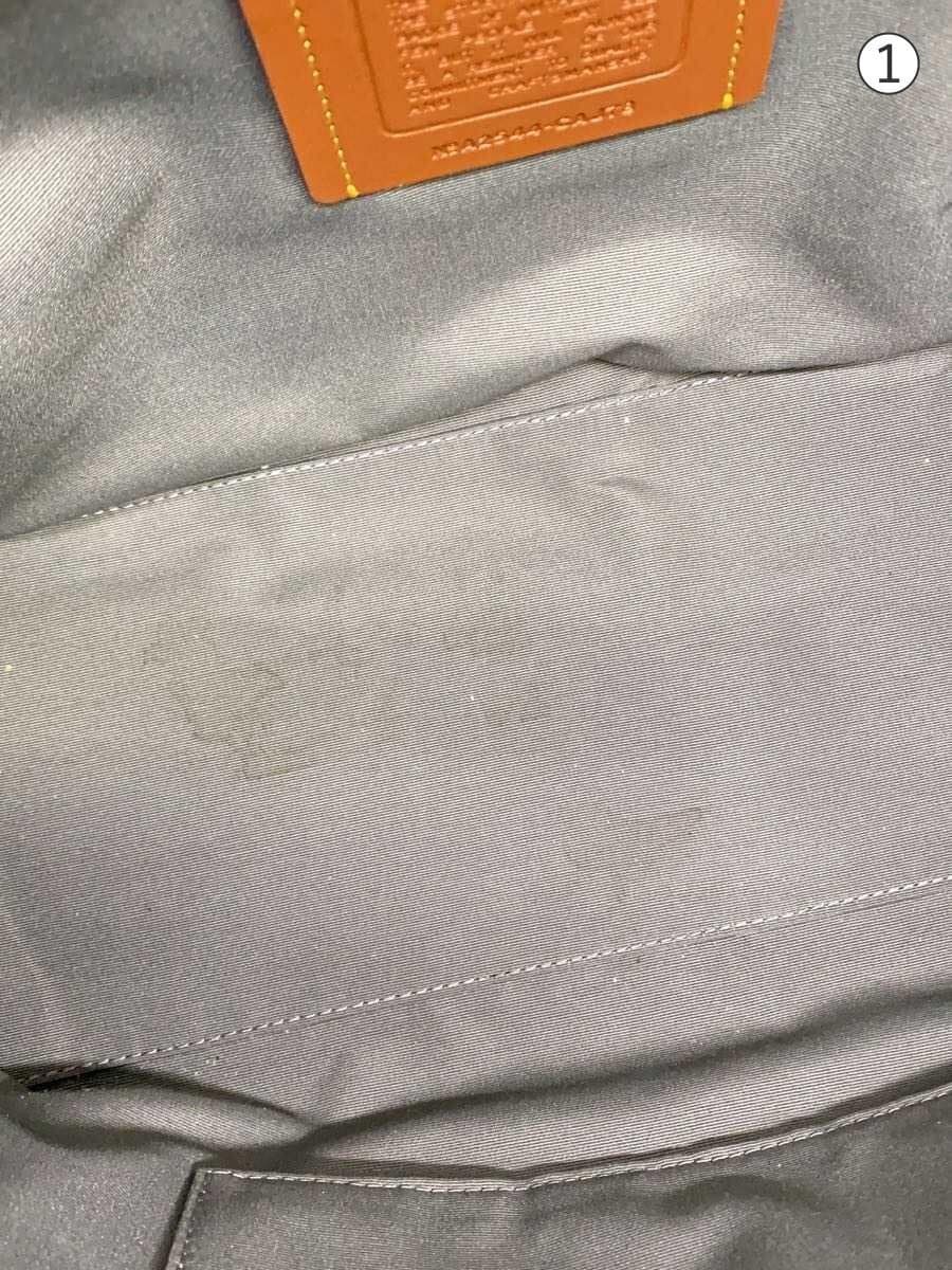 COACH Warner Tote Bag Signature Leather Leather GRY CAJ78 7