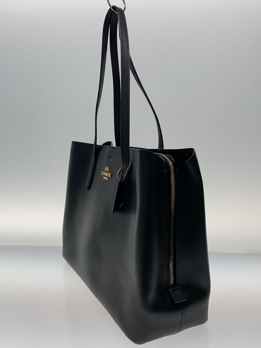 COACH tote bag leather BLK f79988 2