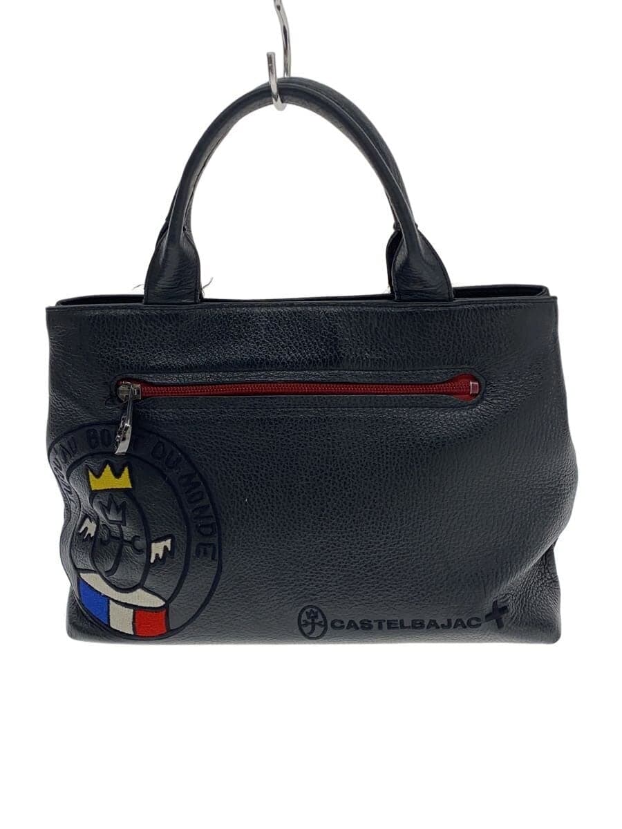 CASTELBAJAC mini tote bag bag leather BLK 030511