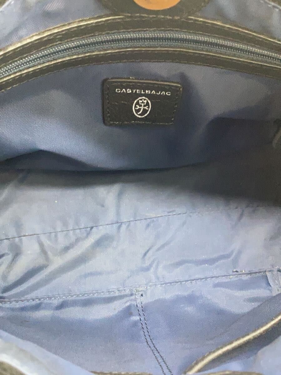 CASTELBAJAC mini tote bag bag leather BLK 030511 6