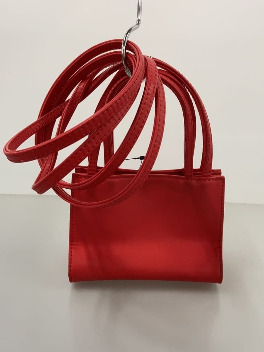 Telfar shoulder bag -- RED small corner scratches 3