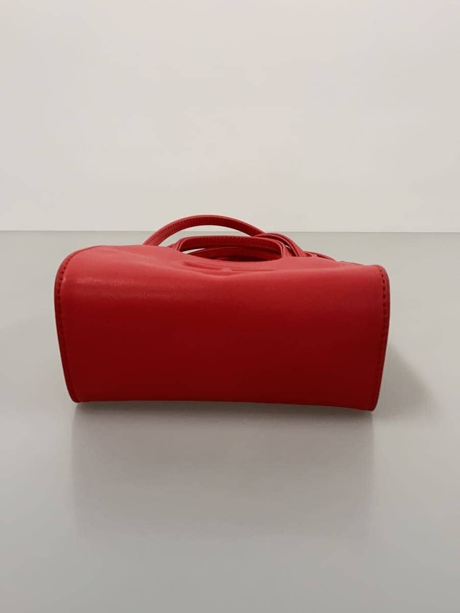 Telfar shoulder bag -- RED small corner scratches 4