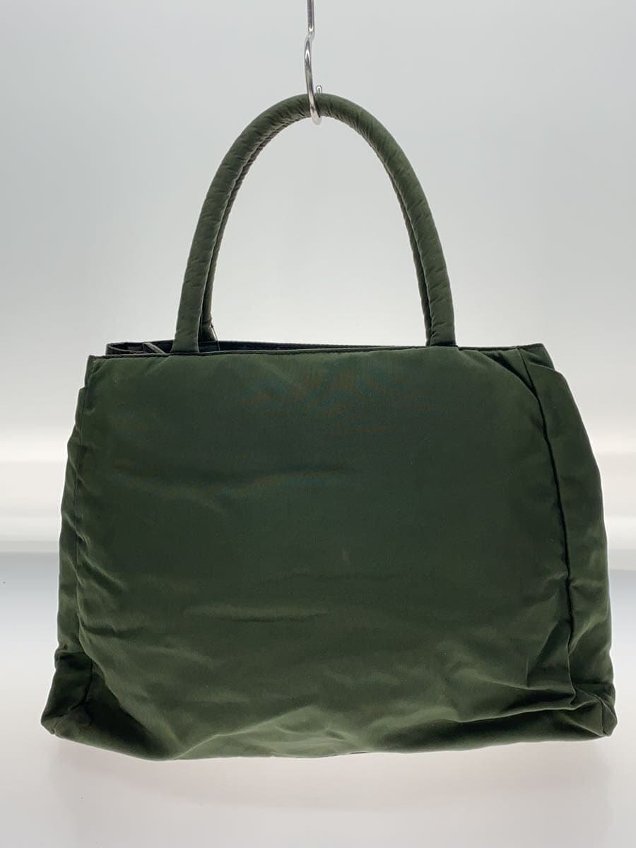 PRADA handbag nylon khaki 3