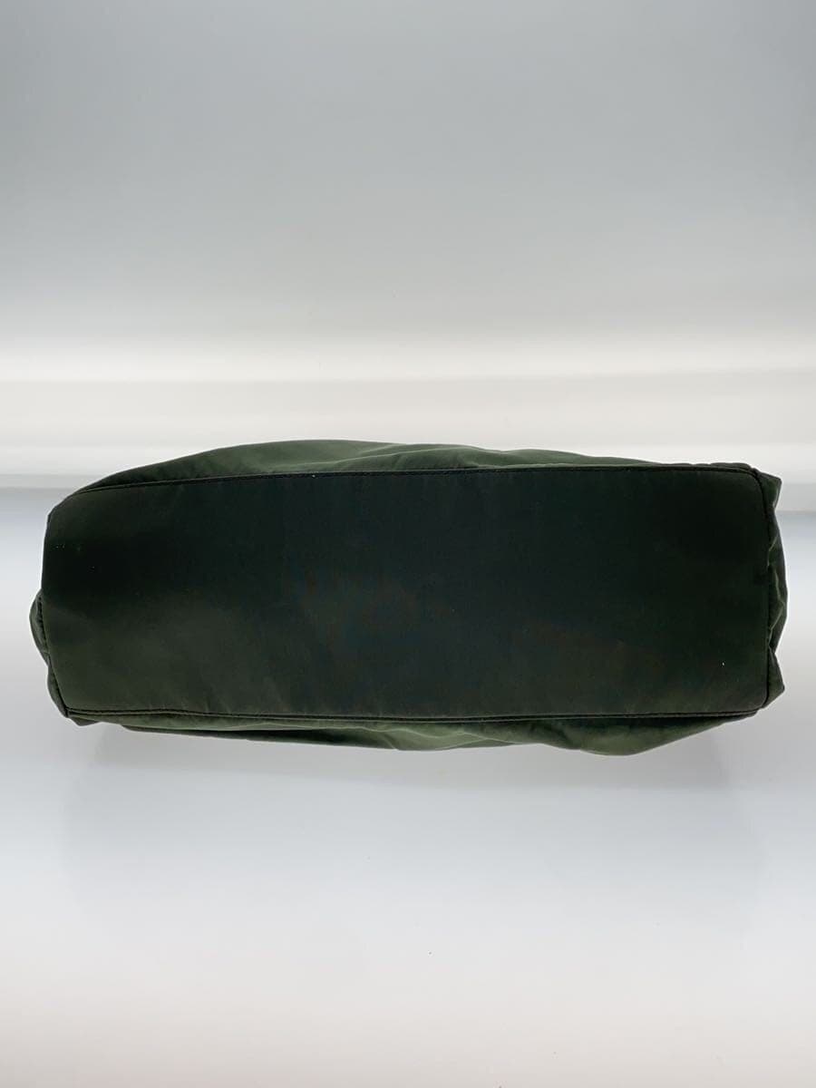 PRADA handbag nylon khaki 4