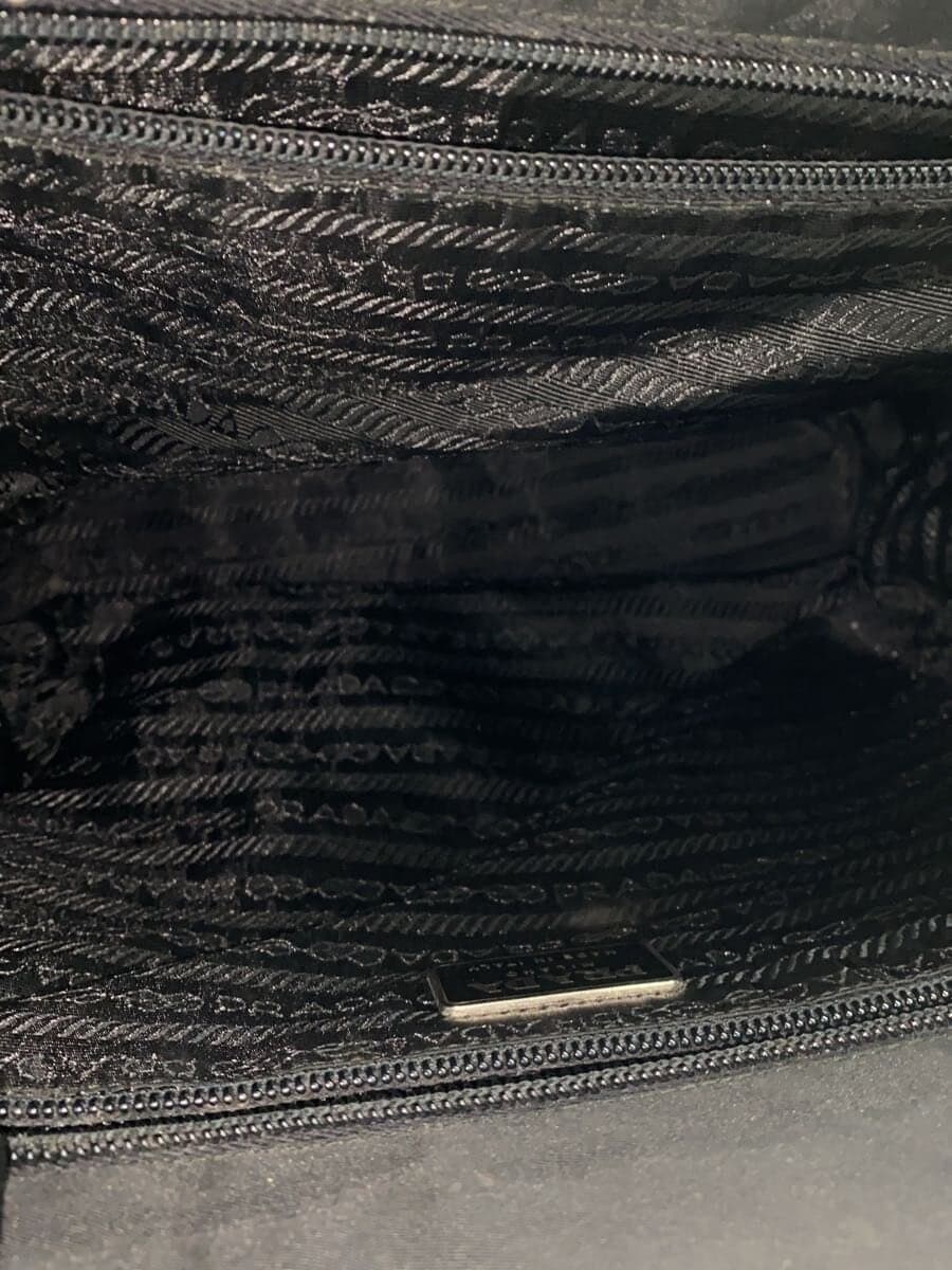 PRADA handbag nylon BLK 6