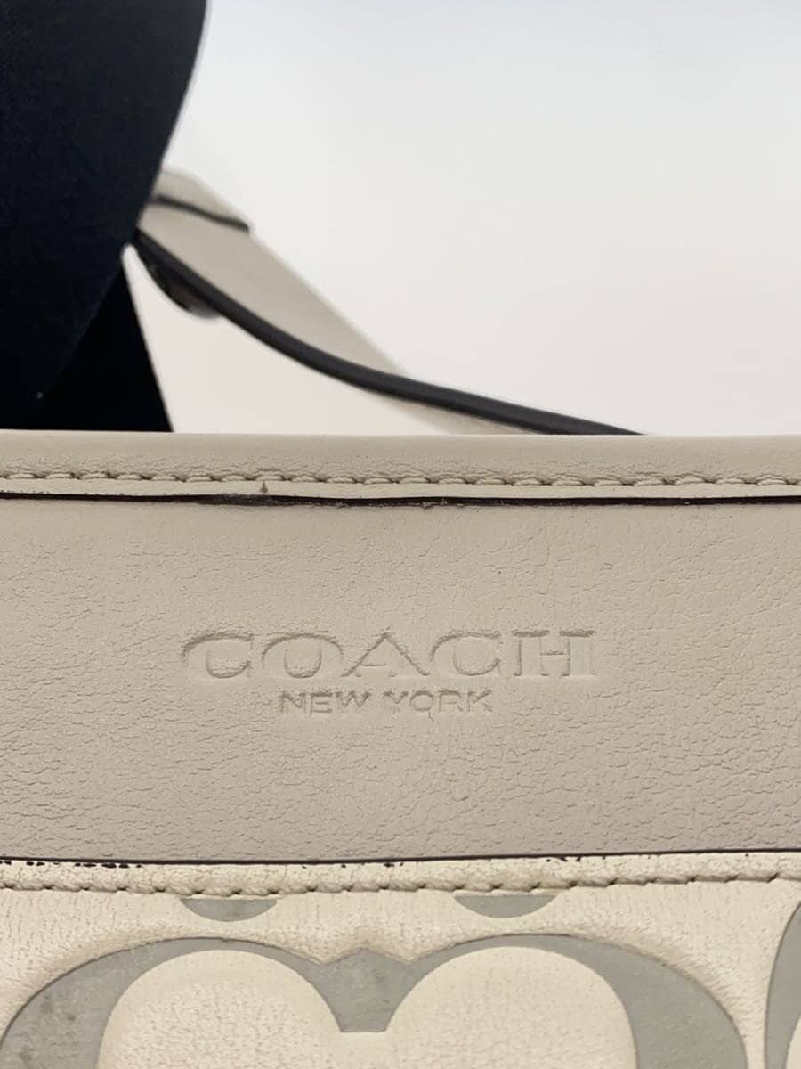 COACH shoulder bag leather CRM CJ670 Salivan crossbody 5