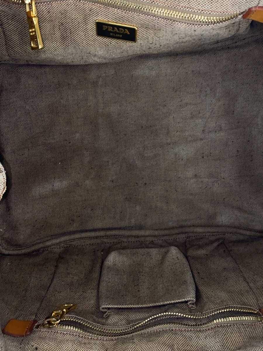 PRADA tote bag -- BRW plain 6