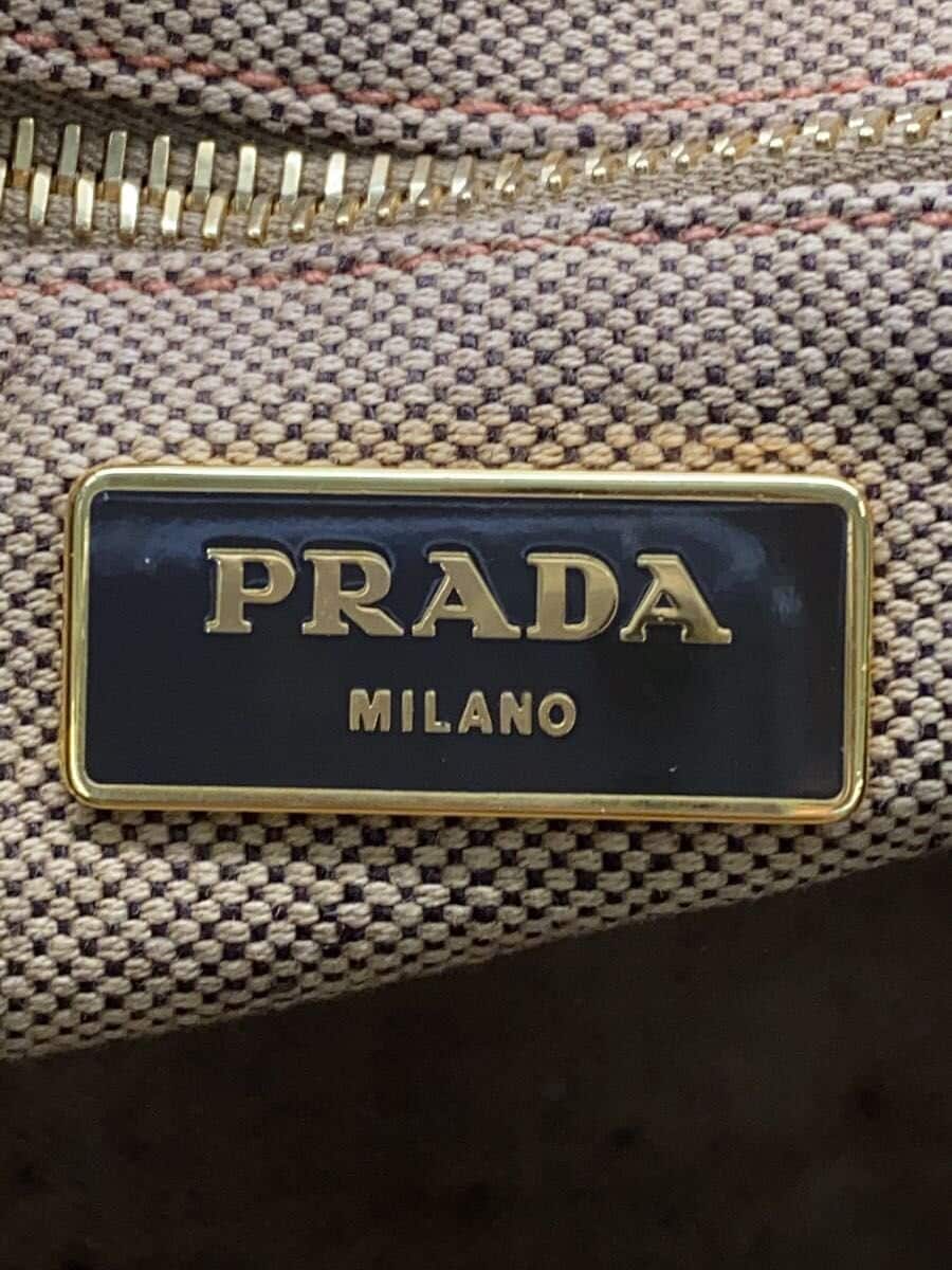 PRADA tote bag -- BRW plain 7
