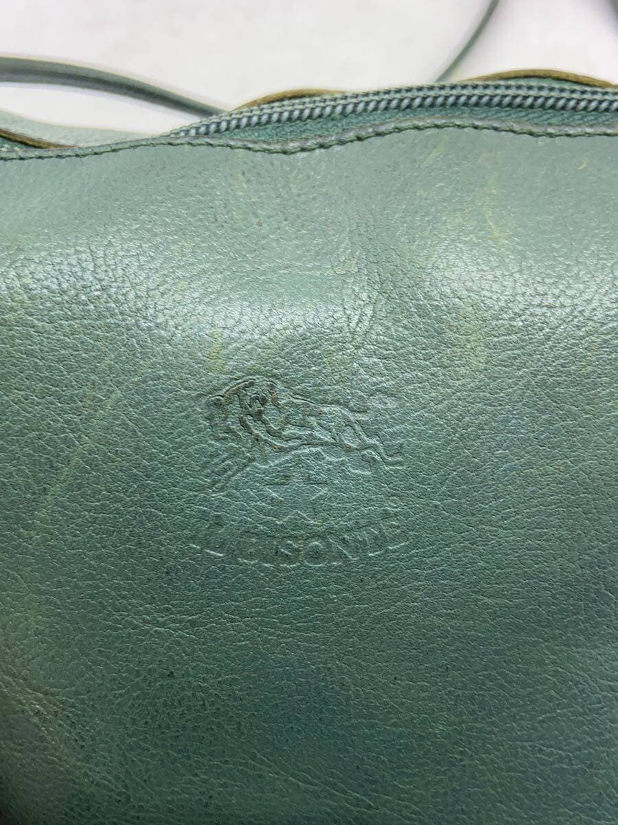 IL BISONTE Shoulder Bag Leather GRN 5