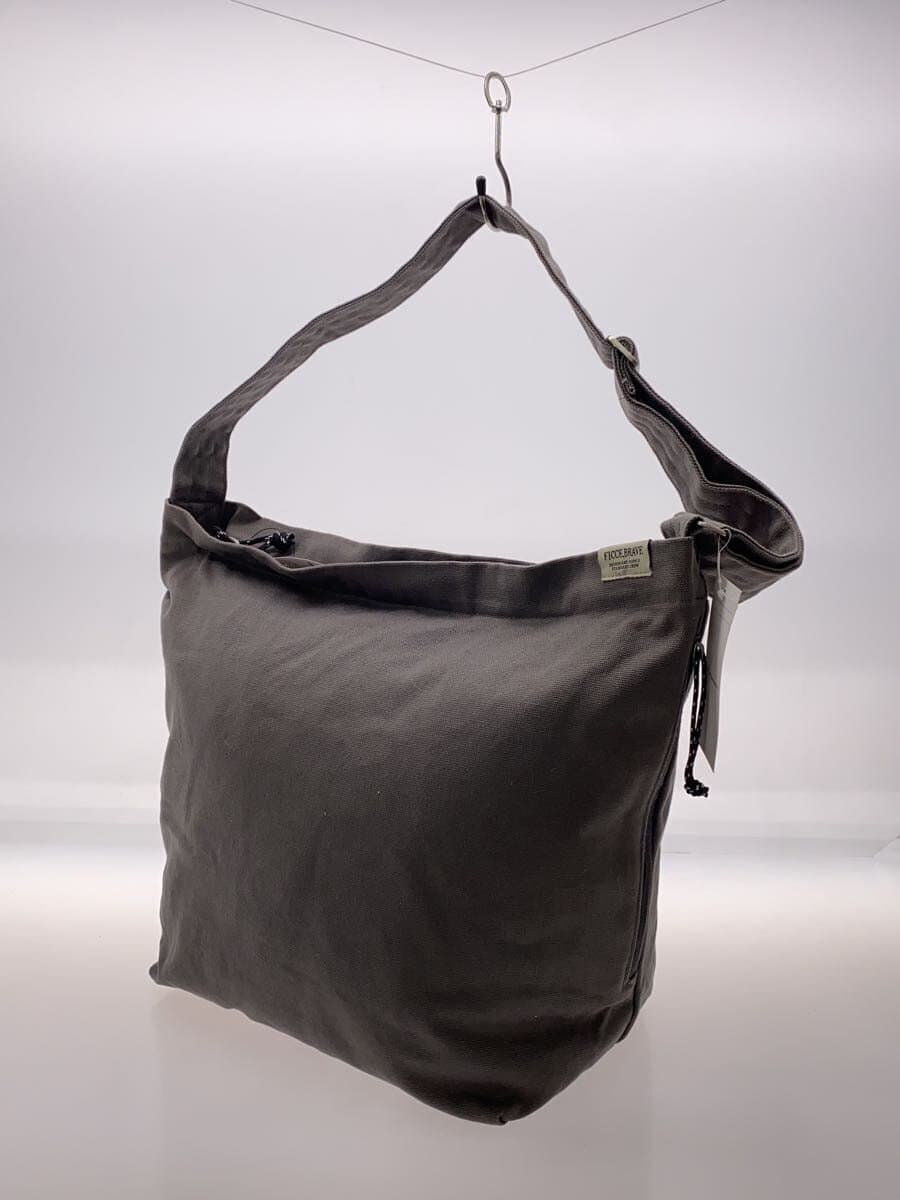 FICCE.BRAVE Shoulder Bag Cotton GRY Solid 2